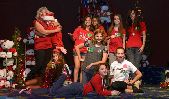 Girl Scout Troop 272 host Operation Christmas Child, a major success story!